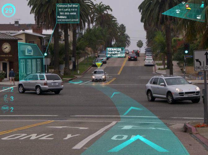 Picture of Augmented Reality in Road Navigation